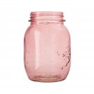 Darice Glass Mason Jar 5.5 Inches Color Pink
