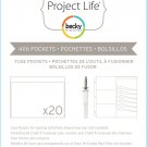 American Craft Becky Higgins Project Life Photo Sleeve Fuse Pockets  4x6
