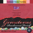 Darice Core'dinations Gemstones Cardstock 6X6 Inches Pearlescent Assorted Colors