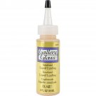 Plaid Gallery Glass Liquid Leading 2Oz-Gold