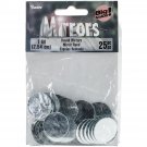 Darice 1613-55 Round Glass Mirror 1 Inch