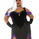Leg Avenue Women's Plus Size 2 PC Ursula Sea Witch Costume 3X-4X