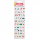 American Craft Oh Happy Life Collection Puffy Stickers Mi Icons