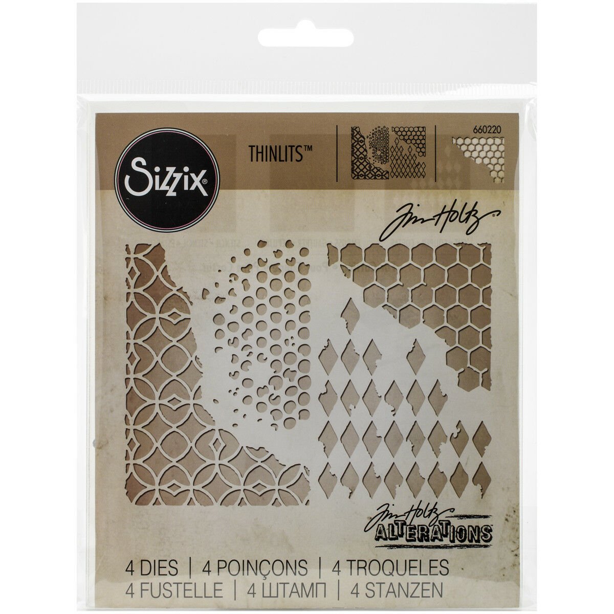 Sizzix Thinlits Dies by Tim Holtz Mixed Media