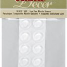 Darice Adhesive Bumpers Round Clear 12mm X 4mm