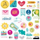 Bella Blvd Illustrated Faith Die Cut Cardstock Pieces Encouragement