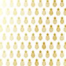American Crafts 12 x 24 inch Gold Pineapple Acetate Specialty Paper