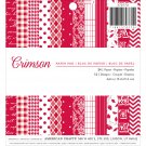 American Crafts Christmas 6 x 6 Paper Pad Crimson