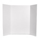 Darice Display Board, Corrugated Cardboard, White, 36 x 48 inches