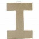 Darice Paper Mache Letter I 8 X 5.5 Inches