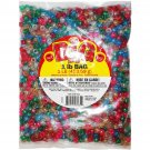 Darice Glitter Pony Bead 1 Pound Bag Assorted Colors 9mm