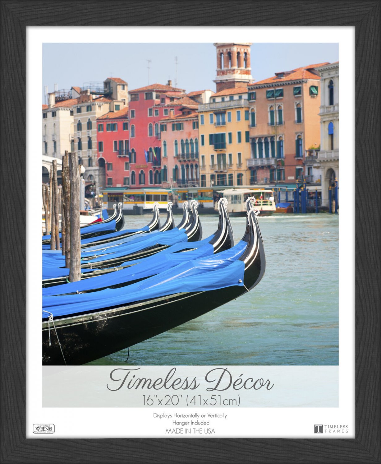 Darice Timeless Frames Shea Wood Picture Frame 16 X 20 Black