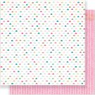 American Crafts Snow Cocoa Double Sided Cardstock 12 X12 Rosy Cheeks