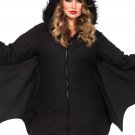 Leg Avenue Women'S Plus-Size Cozy Bat Costume, Black, 3X-4X