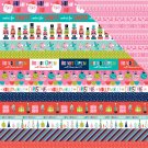 Bella Blvd Holly Jolly Christmas Collection 12 X 12 Double Sided Paper Borders