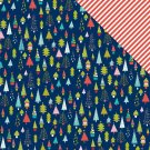 Bella Blvd Holly Jolly Christmas Collection 12 X 12 Double Sided Paper Evergreen