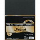 Darice Core'dinations Canvas Cardstock 8.5 X11 Inches Midnight