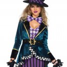 Leg Avenue Women'S Sexy Mad Hatter Costume, Multi, Small