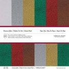 American Crafts Christmas 12x12 Specialty Paper Pad Glitter Paper Christmas
