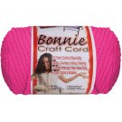 Pepperell Bonnie Macrame Neon Craft Cord 6mm x 100 Yards Flamingo