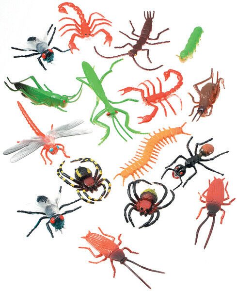 Darice Assorted Plastic Insects 2 Inches