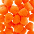 Darice Acrylic Pom Pom Orange 1 Inch