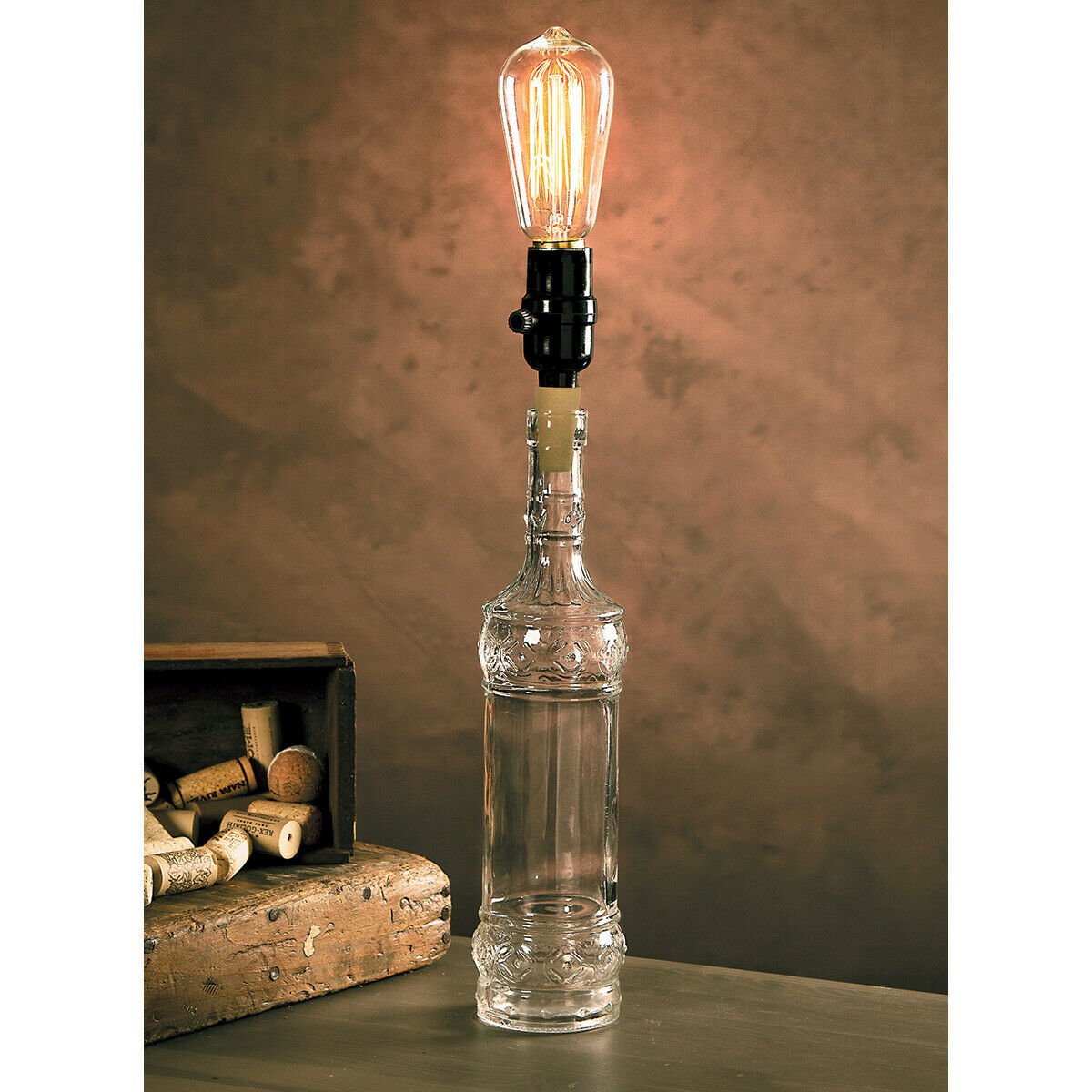 Darice Bottle Stopper Lamp Adapter Cork 6 Foot Cord