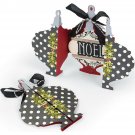 Sizzix Winter Wishes Collection Christmas Thinlits Die Card Ornament Foldalong
