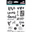 Bella Blvd Illustrated Faith You are Loved Collection Clear Acrylic Stamps