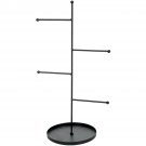 Darice Jewelry Display Stand with Rungs - Iron 16.5 X 6.5 Inches Black