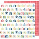 American Craft Saturday Collection 12 X 12 Double Sided Paper Bright Lights