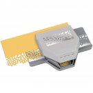 American Craft Large Edge Punch-Diamond Flowers, 1.25 X 2.5 inches