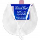 Charles Craft Baby Soft Infant Bib 14 Count 5X6 inches Solid White