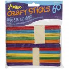Darice Jumbo Wood Craft Sticks Colored 5.75 Inches