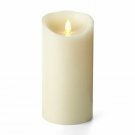 Darice Luminara Flameless Candle Vanilla Scented Ivory Wax Pillar 3.5 X 5Inches