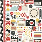 Simple Stories Say Cheese Collection 12X12" Cardstock Stickers Fundamentals