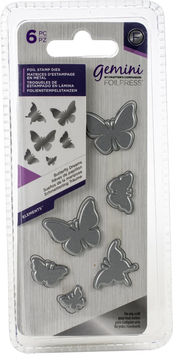 Gemini Foilpress Stamp Die Elements-Butterfly Dreams
