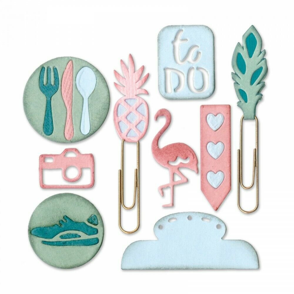 Sizzix 661527 Planner Page Icons Thinlits Die