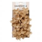 Darice David Tutera Burlap Flower Picks 4.5 x 3.5 inches