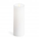 Darice Luminara Flameless Candle Unscented White Wax 360 Pillar 8 inch