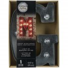 Darice Metal Marquee Letter G - Galvanized Silver 9.875 Inches
