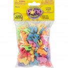 Darice Plastic Novelty Zoo Animal Shaped Beads 0.25 Pound Multi Color
