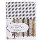 Darice Core'dinations Scrapbooking Patterned Cardstock Paper 8.5X11'' Neutrals