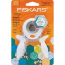 Fiskars Crafts 1 Inch English Paper Punch and Acrylic Set