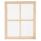 Darice Craftwood 4-panel Chicken Wire Window Panel 16 x 20 inches