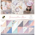 American Crafts 12" X 12" Samantha Rose Premium Printed Cardstock Stack