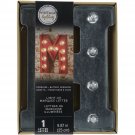 Darice Metal Marquee Letter H - Galvanized Silver 9.875 Inches