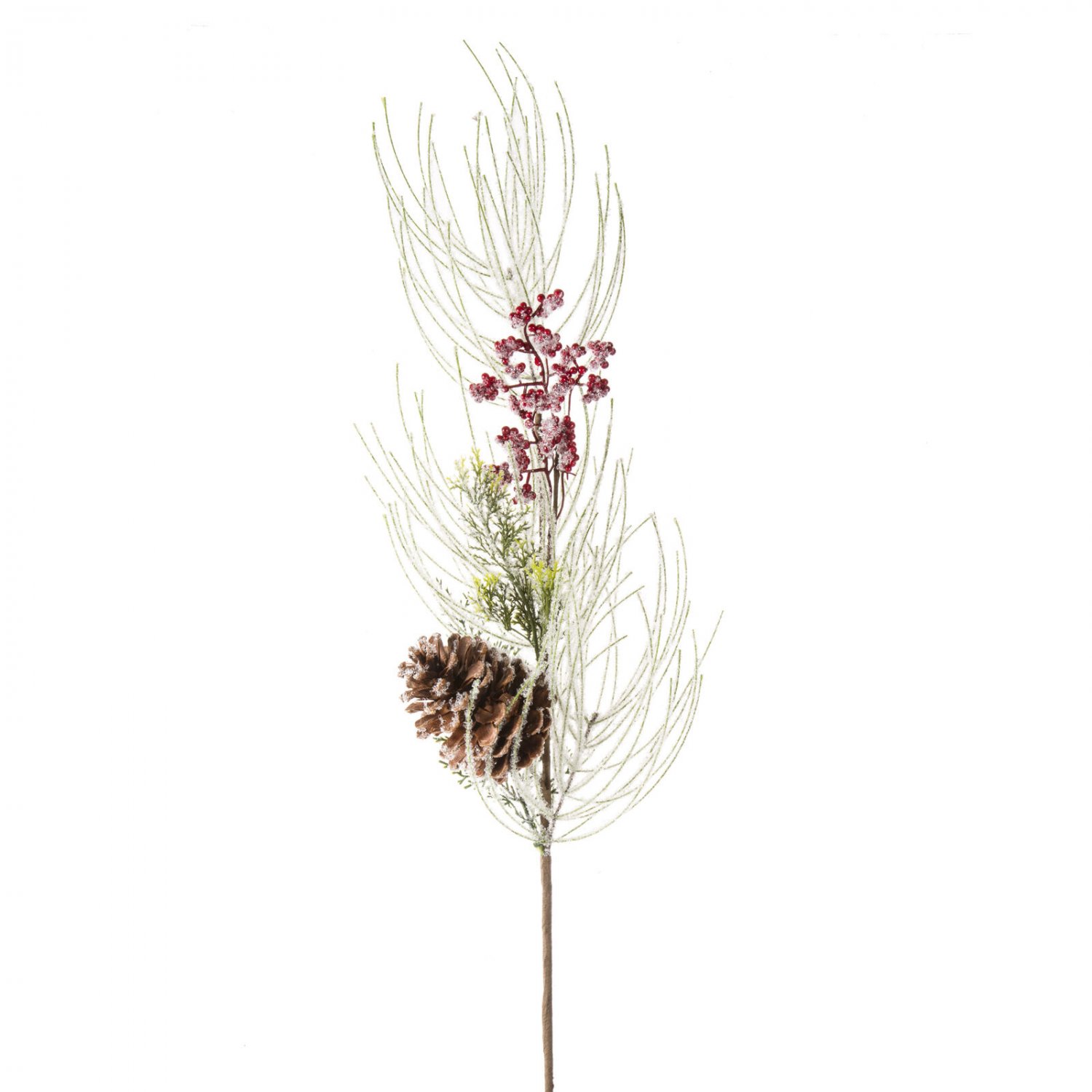 Darice Frosted Pine Needle Spray Green - 5 x 33 Inches