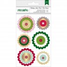 American Crafts Christmas Delights Paper Rosettes
