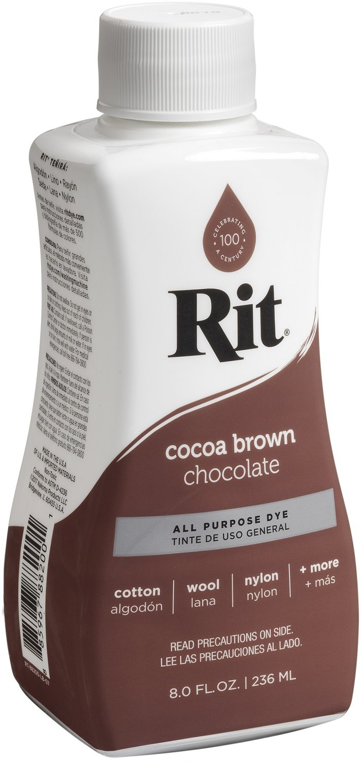 Rit Dye Liquid 8Oz-Cocoa Brown